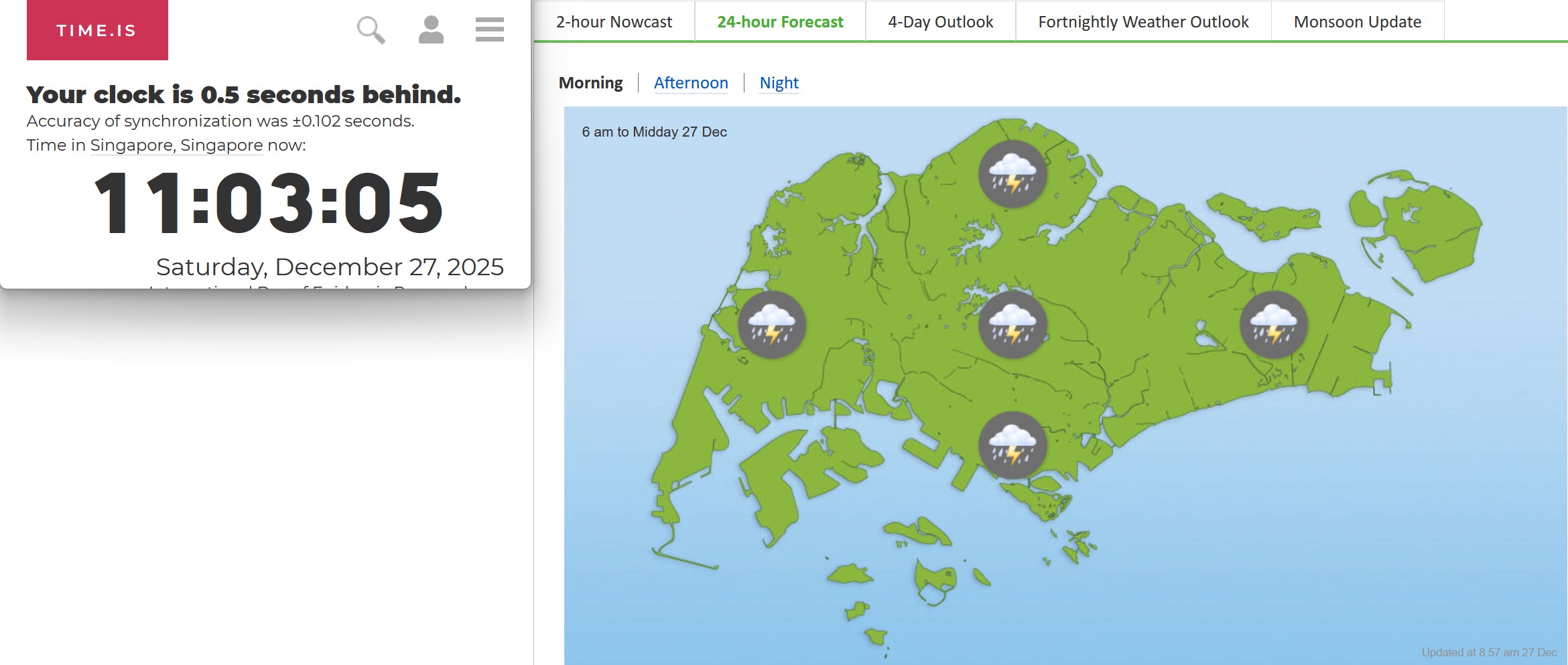 weather forecast say will rain wor, u all believe? | HardwareZone Forums
